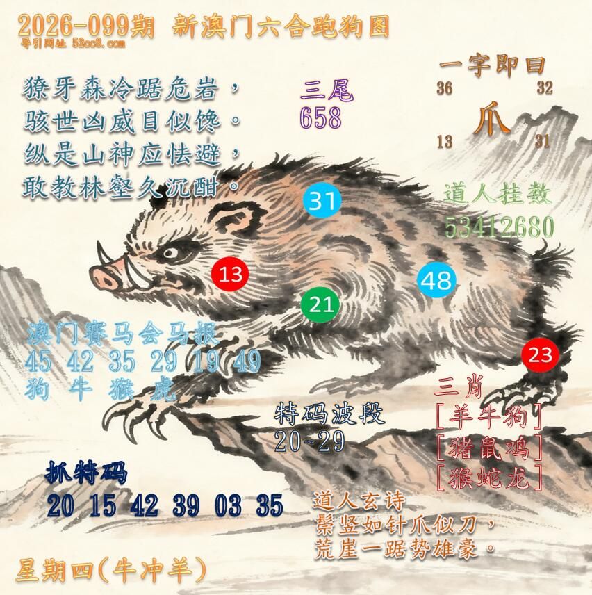 新澳门六合跑马图099期